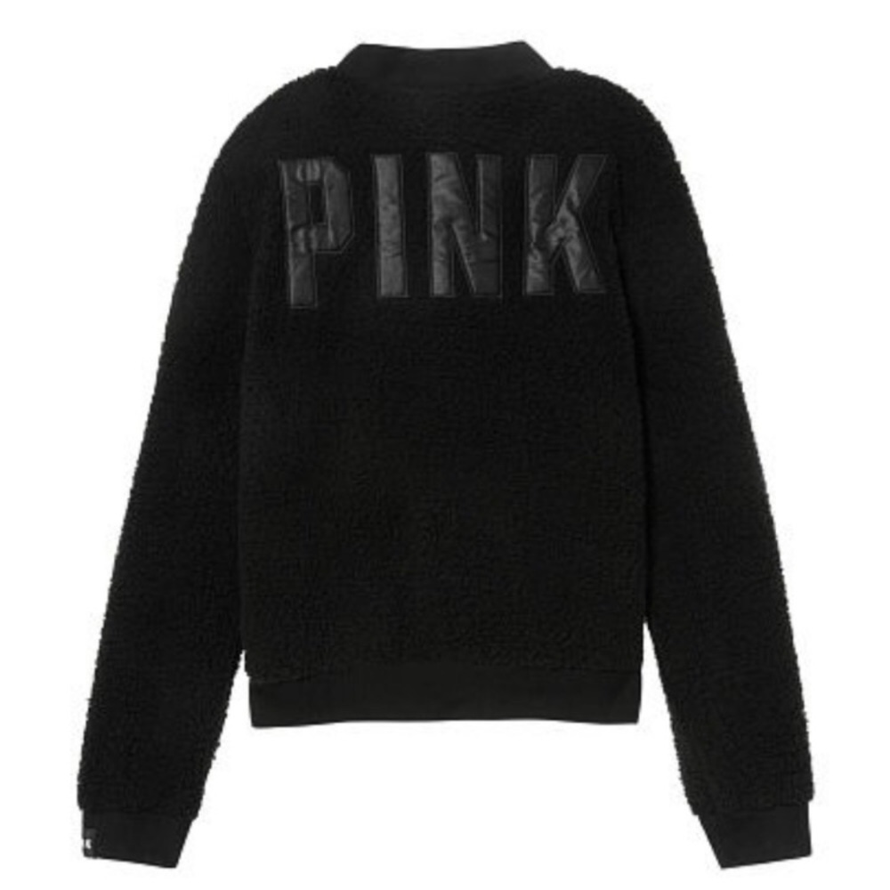 PINK Sherpa Bomber Jacket